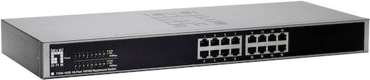 Level One FSW-1650 v6 Unverwaltet L2 Power over Ethernet Switch mit 16 Ports Ethernet