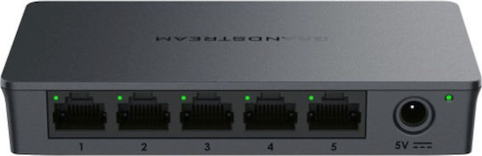 Grandstream GWN7700 Unmanaged L2 Switch με 5 Θύρες Gigabit (1Gbps) Ethernet