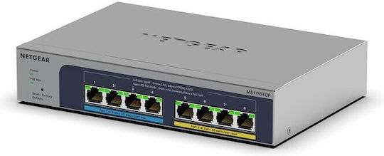 NetGear MS108TUP Managed L2 PoE++ Switch with 8 Ethernet Ports