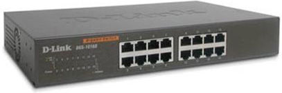 D-Link DGS-1016D/E Unmanaged L2 Switch με 16 Θύρες Ethernet