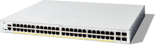 Cisco Catalyst 1200 L2 PoE+ Switch with 48 Gigabit (1Gbps) Ethernet Ports and 48 SFP Ports