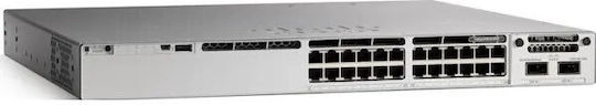 Cisco Catalyst C9300-24U-A Gestionat L2 PoE+ Switch cu 24 Porturi Gigabit (1Gbps) Ethernet