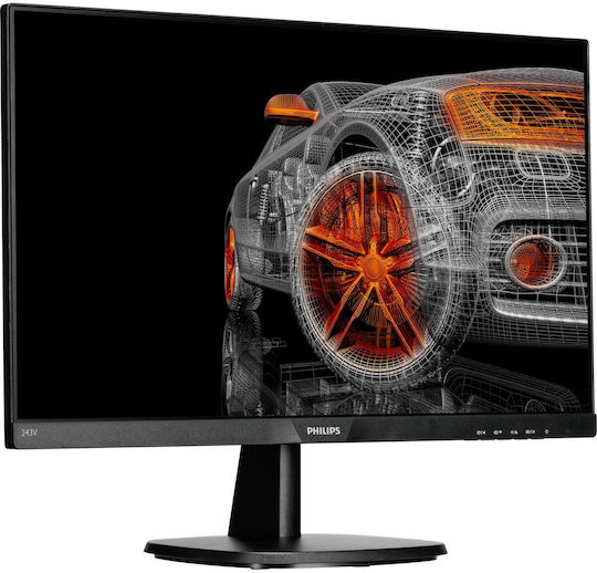 Philips 243V7QDAB IPS Monitor 23.8" FHD 1920x1080 mit Reaktionszeit 5ms GTG