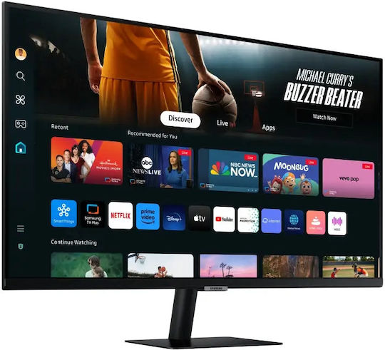 Samsung M70D VA HDR Smart Monitor 32" 4K 3840x2160 με Χρόνο Απόκρισης 4ms GTG