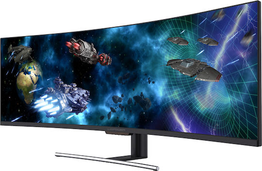 LC-Power LC-M49-DFHD-144-C-Q Ultrawide VA HDR Curved Monitor 49" 3840x1080 144Hz με Χρόνο Απόκρισης 6ms GTG