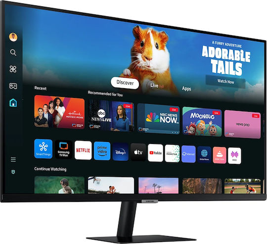 Samsung 27DM500 VA Smart Monitor 27" FHD 1920x1080 με Χρόνο Απόκρισης 4ms GTG
