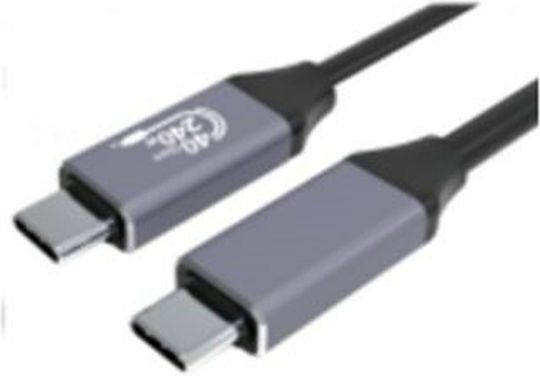 Cablexpert Premium USB 4 Video Cable USB-C Male - USB-C 240W PD Black 1.5m