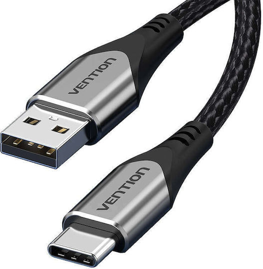 Vention USB 2.0 Cable USB-C Male - USB-A Gray 3m CODHI