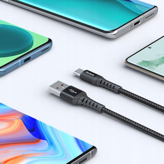 Mcdodo USB 2.0 Cable USB-C male - USB-A 65W Μαύρο 1m CA-2271