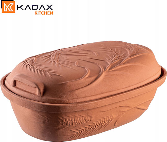 Kadax Dutch Oven Oval Ceramic 4.5lt 1pcs