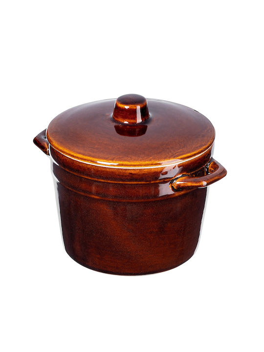 Kadax Oală Rotundă Ceramică 1lt 1buc
