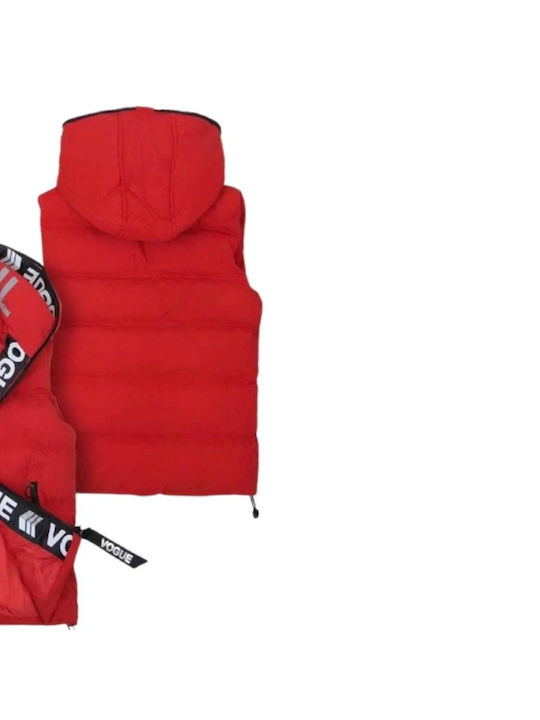 Tomahawk Ärmellos Herren Jacke Lässig Rot