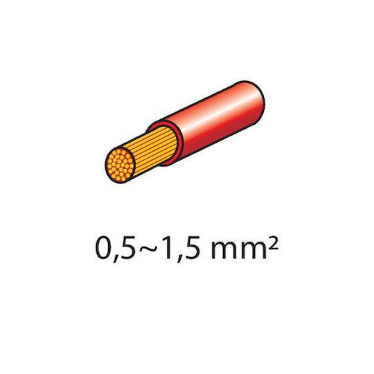 Φισάκια Κιτ 2,8x0,5mm 20τεμ Κόκκινα