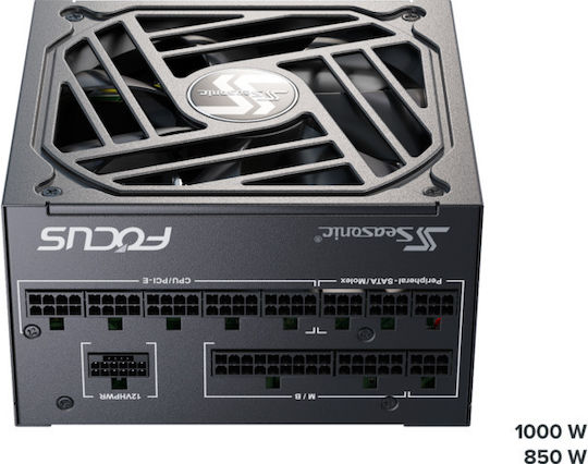 Seasonic Focus GX ATX 3.0 850W Μαύρο Τροφοδοτικό Υπολογιστή Full Modular 80 Plus Gold