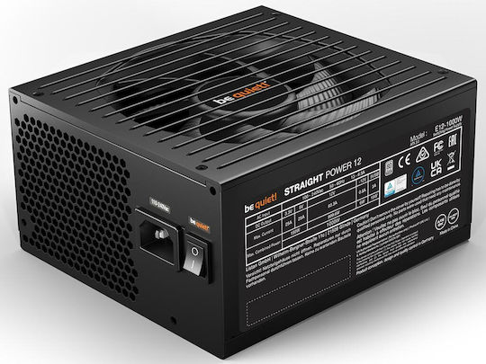 Be Quiet Straight Power 12 1000W Черен Компютърно захранване Пълен модул 80 Plus Platinum