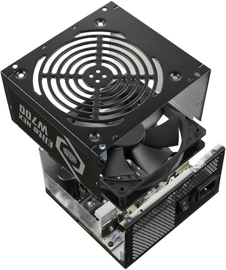 CoolerMaster Elite Nex White 700W Black Computer Power Supply Full Wired 80 Plus Standard