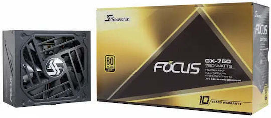 Seasonic Focus GX ATX 3.0 750W Μαύρο Τροφοδοτικό Υπολογιστή Full Modular 80 Plus Gold