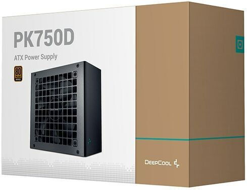 Deepcool PK750D 750W Black Computer Power Supply Full Wired 80 Plus Bronze