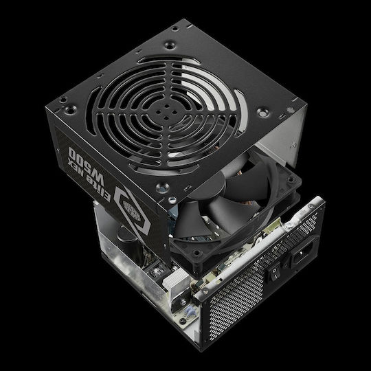 CoolerMaster Elite NEX Black Mesh 500W Μαύρο Τροφοδοτικό Υπολογιστή Full Wired 80 Plus Standard