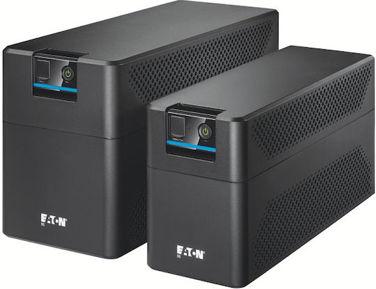 Eaton 5E Gen2 1200 USB DIN UPS Line-Interactive 1200VA 660W με 4 Schuko Πρίζες