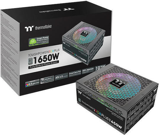 Thermaltake Toughpower iRGB Plus 1650W Black Computer Power Supply Full Modular 80 Plus Titanium