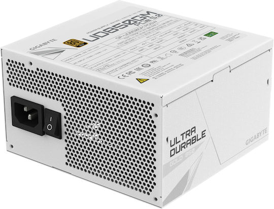 Gigabyte UD850GM PG5W 850W Λευκό Τροφοδοτικό Υπολογιστή Full Modular 80 Plus Gold
