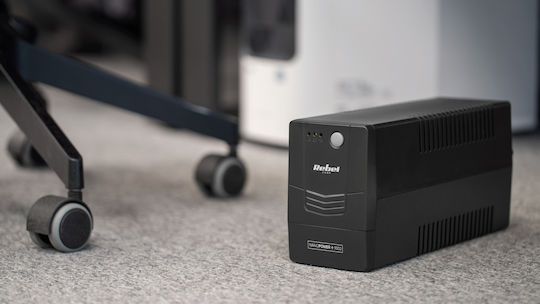 Rebel RB-4021 UPS Außerbetrieblich 850VA 480W mit 2 Schuko Steckdosen