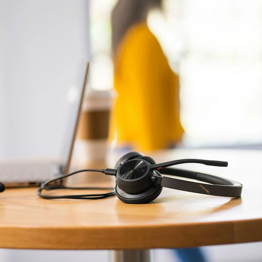 HP Poly Voyager Ασύρματα On Ear Multimedia Ακουστικά με μικρόφωνο