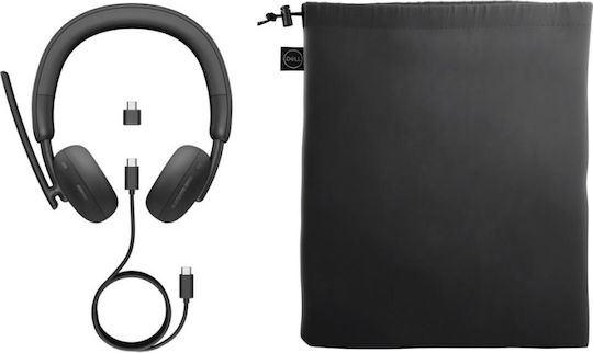 Dell WL3024 Ασύρματα On Ear Multimedia Ακουστικά με μικρόφωνο και σύνδεση Bluetooth / USB-C