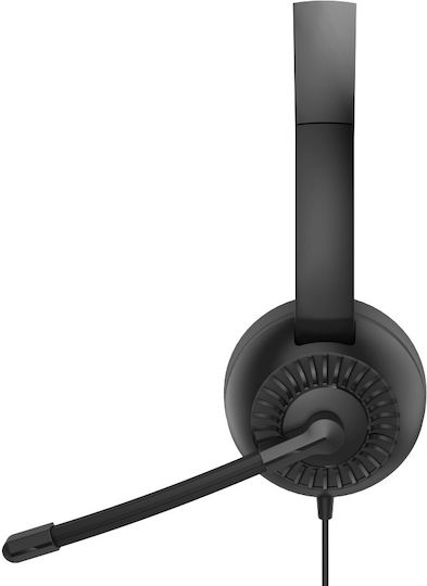 SpeedLink Auf dem Ohr Multimedia-Headsets mit Mikrofon und Verbindung 3,5 mm Klinke in Schwarz Farbe SL-870007-BK