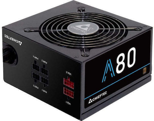 Chieftec CTG-750C 750W Negru Sursă de Alimentare Calculator Semi-modular 80 Plus Standard