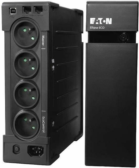 Eaton Ellipse ECO 800 FR USB USV 800VA 500W mit 4 Schuko Steckdosen