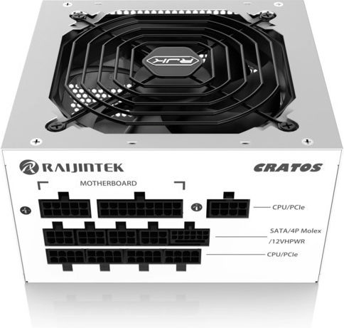 Raijintek Cratos 1200W Бял Компютърно захранване Пълен модул 80 Plus Gold