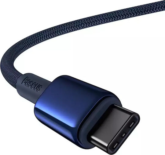 Baseus Tungsten USB 2.0 Kabel USB-C männlich - USB-C 100W PD Blau 1m P10319800321-03