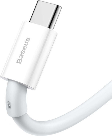 Baseus Superior Series USB 2.0 Kabel USB-C männlich - USB-A 66W PD Weiß 1m CATYS-02