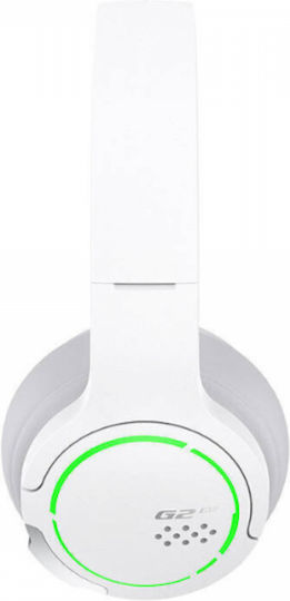Edifier Hecate G2BT Ασύρματο On Ear Gaming Headset με σύνδεση Bluetooth Λευκό