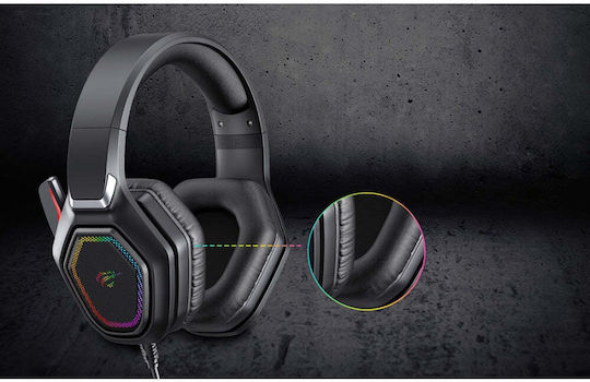 Havit H659D Over Ear Gaming Headset with Connection 3.5mm / USB