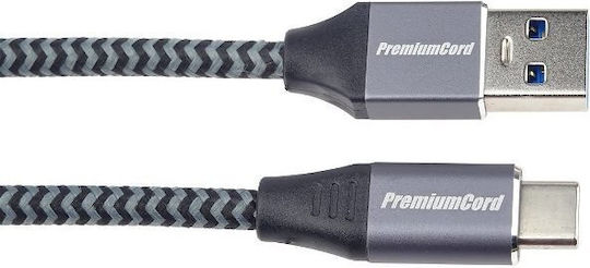 PremiumCord USB 2.0 Cable USB-C Male - USB-A Black 2m