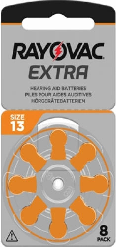 Rayovac Extra Advanced Батерии За Слухови Апарати 13 1.45V 8бр