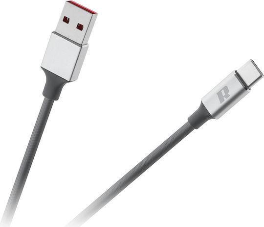 Rebel USB 3.0 Cable USB-C male - USB-A Μαύρο 1m RB-6011-100-B