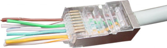 Gembird Ștecher RJ-45 masculin 50buc Alb (LC-PTF-01/50)