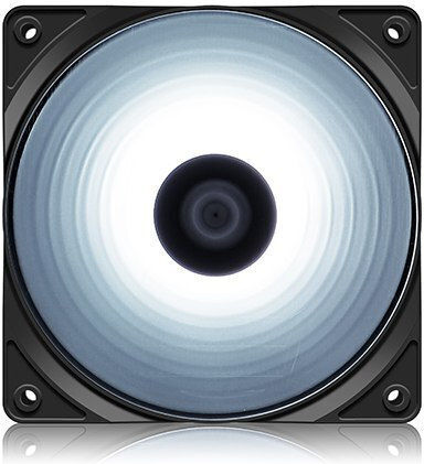 Deepcool FC 120 Case Fan (1800rpm / 61.91cfm) with RGB Lighting and 4-Pin PWM Connection 3pcs White