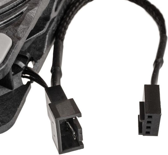 Phanteks F120T30 Gehäuselüfter (2000rpm / 67cfm) Ohne LEDs Beleuchtung und Verbindung 4-Pin PWM 3 Stück