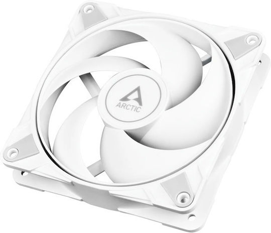 Arctic P12 Max Case Fan 120mm with Without LEDs Lighting and Connection 4-Pin PWM 1pcs White