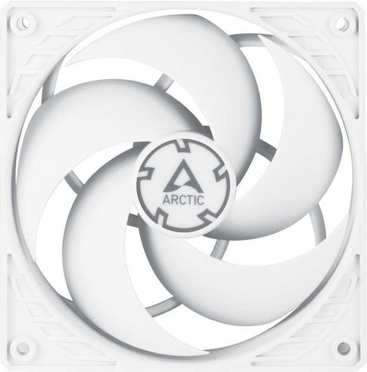 Arctic P12 Max Case Fan 120mm with Without LEDs Lighting and Connection 4-Pin PWM 1pcs White