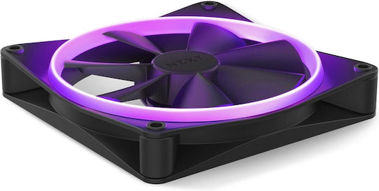 NZXT F140 Gehäuselüfter (1800rpm / 89,48cfm) mit RGB-Beleuchtung und Verbindung 4-Pin PWM