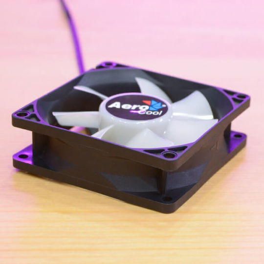 Aerocool Frost 8 Case Fan 80mm (1500rpm / 21.9cfm) με RGB Φωτισμό και Σύνδεση 3-Pin