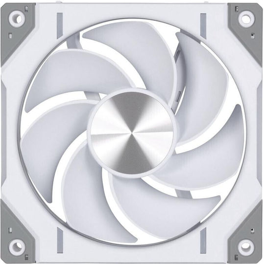 Phanteks PH-F120D30 Umkehrklinge Gehäuselüfter (2000rpm / 61,5cfm) mit RGB Beleuchtung und Verbindung 4-Pin PWM 3 Stück Weiß