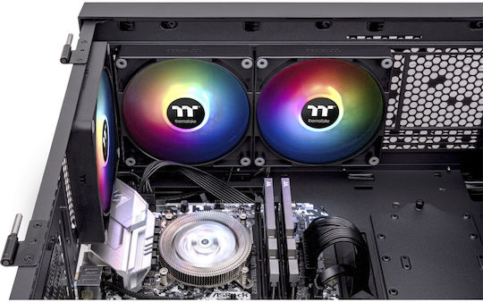 Thermaltake CT140 Sync PC Case Fan (1500rpm / 77.37cfm) with ARGB Lighting and 3-Pin / 4-Pin PWM Connection 2pcs