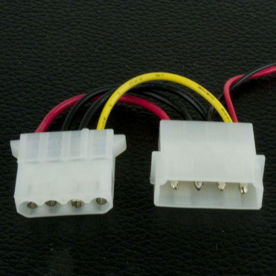 Gembird Gehäuselüfter 4 Case Fan 80mm (2600rpm / 32cfm) Ohne LEDs Beleuchtung und Verbindung 4-Pin Molex
